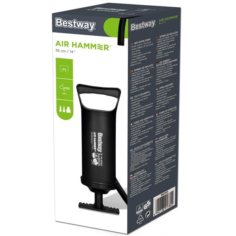 Pompka tłokowa do materaca ręczna BESTWAY