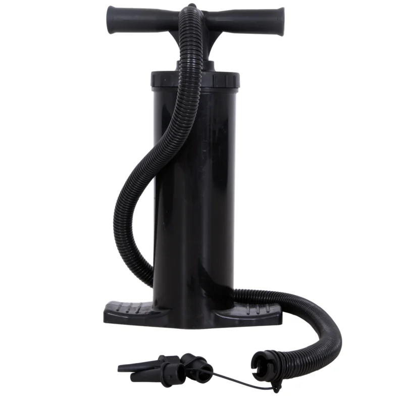 Pompka dwutłokowa do materaca lub piłek