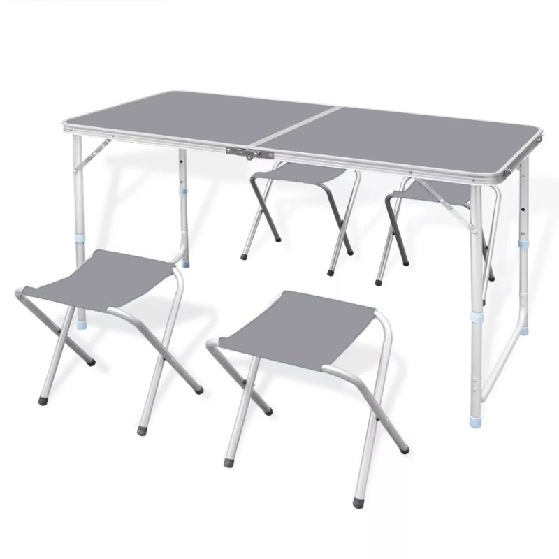 SDH092 Stół turystyczny składany + 4 krzesła