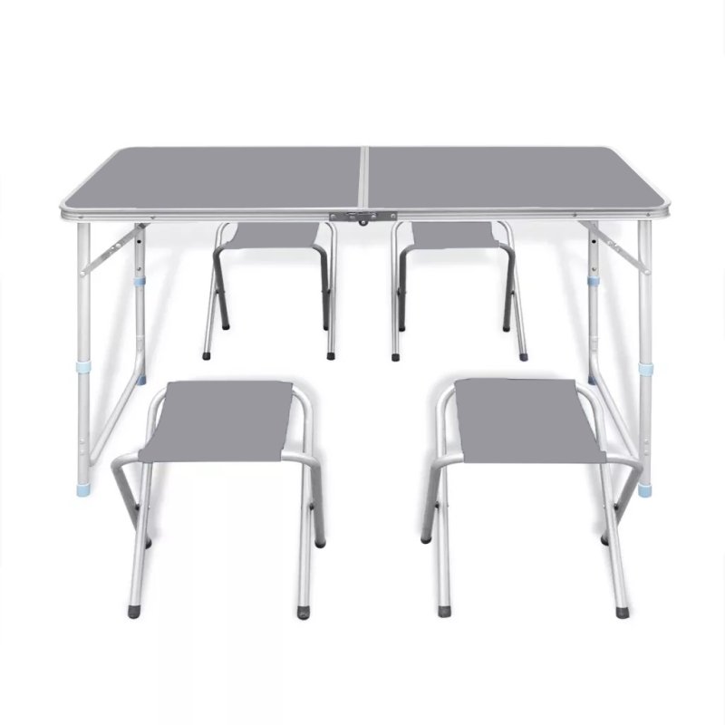 SDH092 Stół turystyczny składany + 4 krzesła