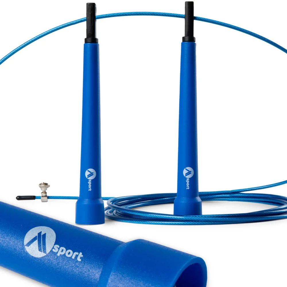 Skakanka z łożyskiem i regulacją długości do 300cm Skakanka z łożyskiem i regulacją długości do 300cm