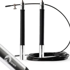 Skakanka bokserska metalowa regulowana z łożyskiem