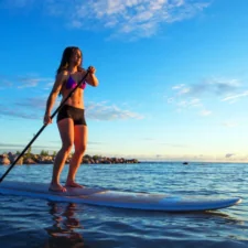 Deska SUP do pływania nadmuchiwana 290x76cm