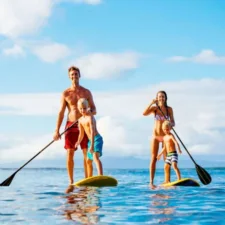 Deska SUP do pływania nadmuchiwana 290x76cm