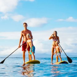 Deska SUP do pływania 325x76x15cm Zestaw XXL