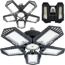 Lampa warsztatowa robocza sufitowa 5-skrzydłowa 80W