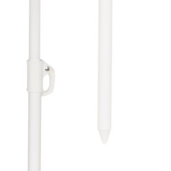 Parasol plażowy łamany wbijany 200cm Niebieski