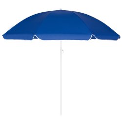Parasol plażowy łamany wbijany 220cm Niebieski