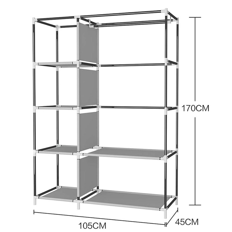 Szafa tekstylna, materiałowa składana garderoba