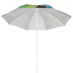 Parasol plażowy składany łamany we wzorki 160cm