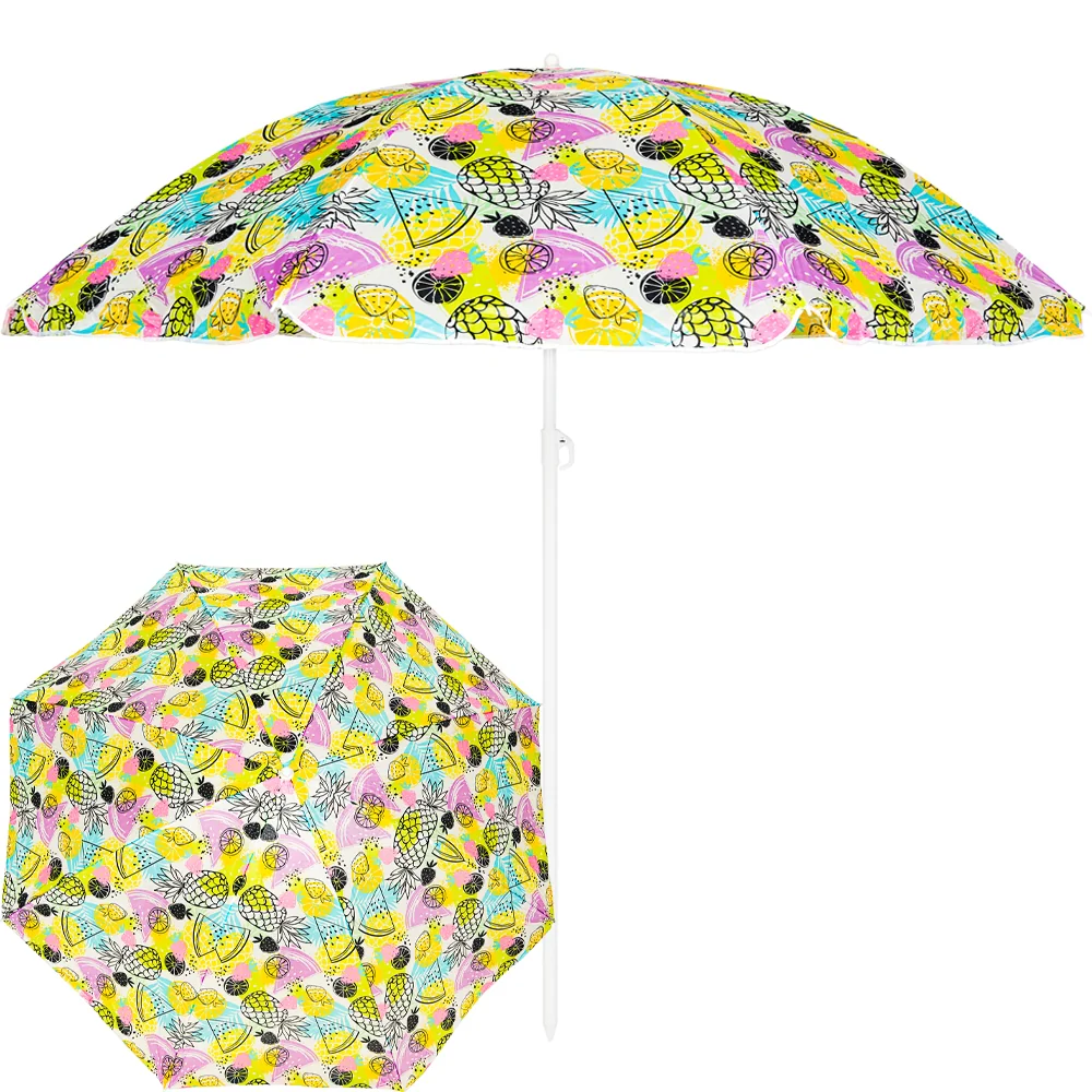 Parasol plażowy łamany wbijany 220cm