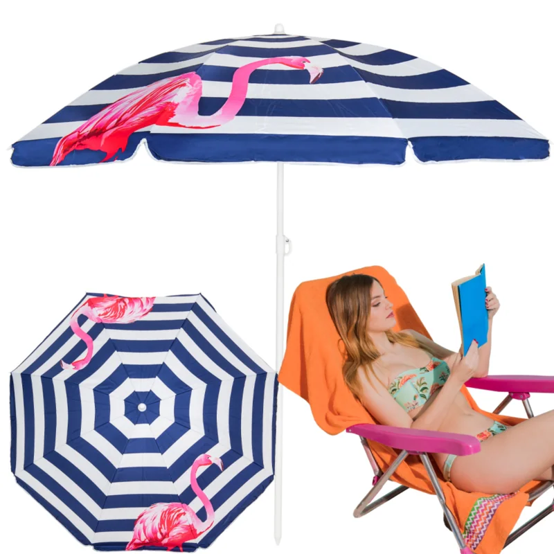 Parasol plażowy łamany składany Flaming 180cm