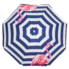 Parasol plażowy składany łamany z flamingiem 180cm