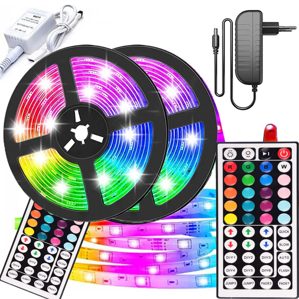Taśma świecąca 5 metrów 300 LED RGB MAX + Pilot Taśma świecąca 5 metrów 300 LED RGB MAX + Pilot