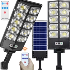 Lampa LED latarnia solarna uliczna 1000W + Czujnik zmierzchu i ruchu + Pilot