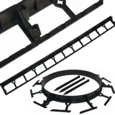 Obrzeże trawnikowe 45mm 40mb (4x10m) + 120 Kotew