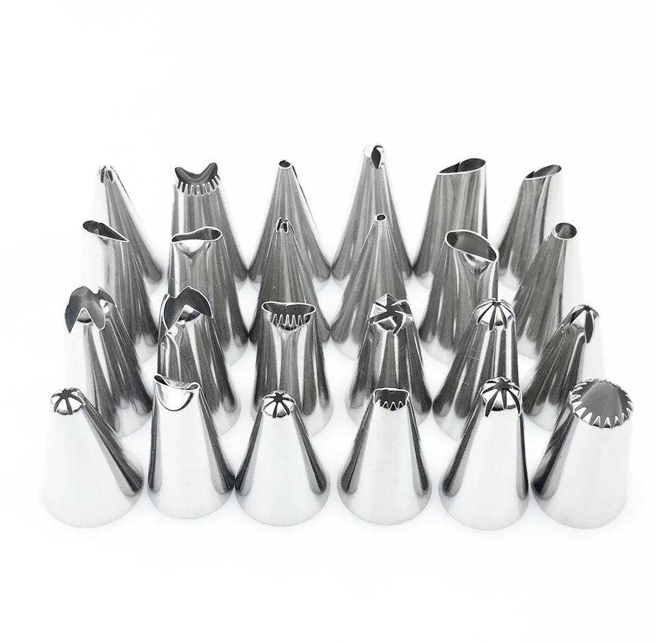 Rękaw cukierniczy szpryca do ciast + 24 końcówki