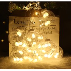 Girlanda 138LED kurtyna Bombki Biały Ciepły