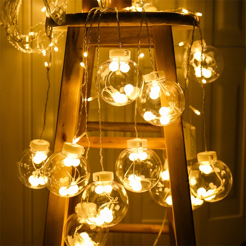 Kurtyna świetlna lampki świąteczne LED w Bombki 138LED IP44 Biały Ciepły Kurtyna świetlna lampki świąteczne LED w Bombki 138LED IP44 Biały Ciepły