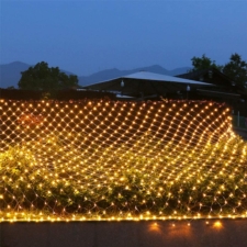 Kurtyna świetlna LED w formie siatki 2,6 x 2,6m 160LED Biały Ciepły