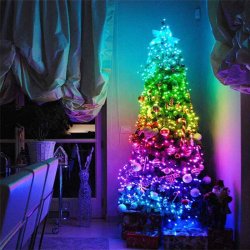 Lampki druciki akumulatorowe 50 LED Wielokolorowe