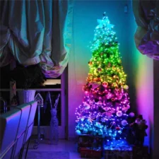 Lampki druciki na baterie 50 LED Multikolor