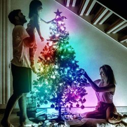 Lampki druciki akumulatorowe 50 LED Wielokolorowe