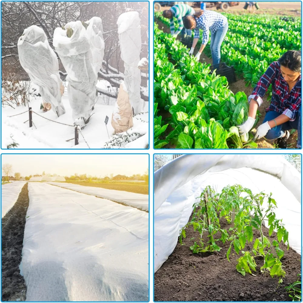 Agrowłóknina zimowa okryciowa biała 3,2x20m 50g/m2 Agrowłóknina zimowa okryciowa biała 3,2x20m 50g/m2