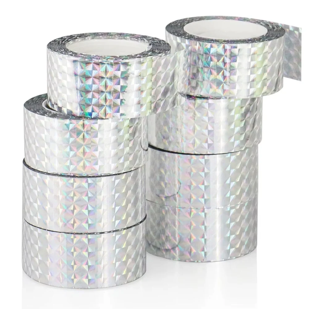 Taśma odblaskowa do odstraszania gołębi, szpaków oraz ptaków 50m Taśma odblaskowa do odstraszania gołębi, szpaków oraz ptaków 50m