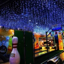 Sople lampki zewnętrzne 100LED 5m IP44 Niebieski