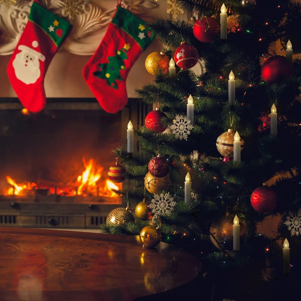 Lampki świąteczne choinkowe PRL Świeczki 40 szt. + Pilot Lampki świąteczne choinkowe PRL Świeczki 40 szt. + Pilot