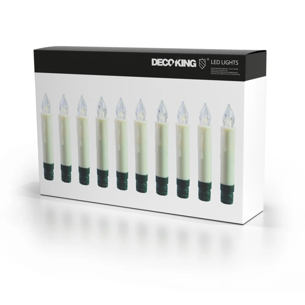 Lampki świąteczne choinkowe PRL Świeczki 40 szt. + Pilot Lampki świąteczne choinkowe PRL Świeczki 40 szt. + Pilot