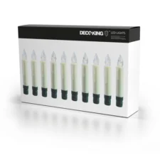 Lampki świąteczne choinkowe PRL Świeczki 40 szt. + Pilot