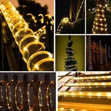 Wąż świetlny zewnętrzny IP44 10m 240LED Biały Ciepły