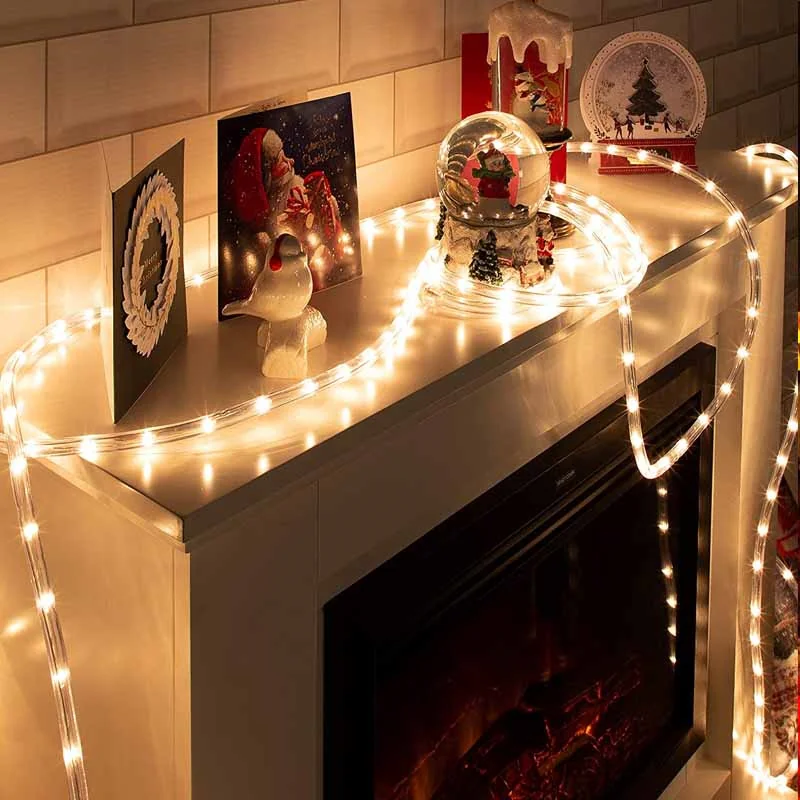 Wąż świetlny zewnętrzny IP44 20m 480LED Biały Ciepły