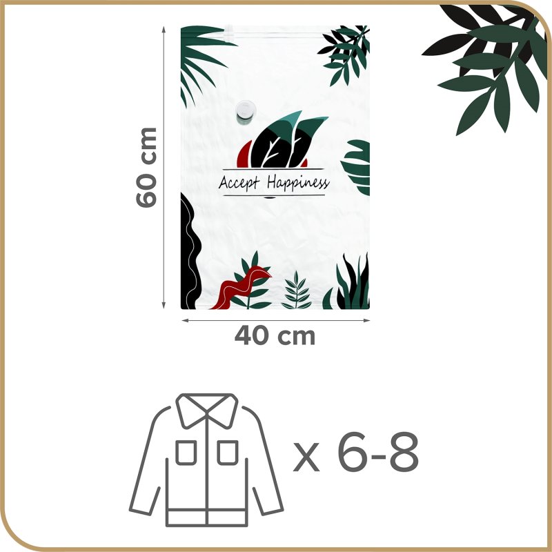 Worek próżniowy na ubrania, pościel i tekstylia 40x60cm 10 sztuk