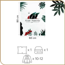 Worek próżniowy na ubrania, pościel i tekstylia 60x80cm 10 sztuk