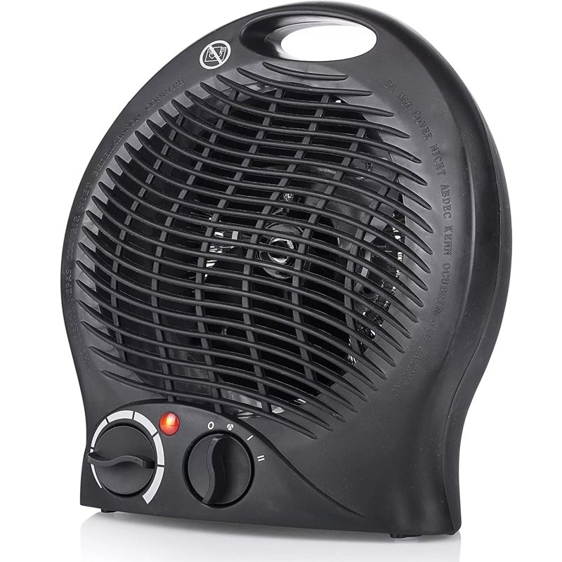 Termowentylator elektryczny z regulacją Czarny 2000W