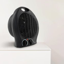 Termowentylator elektryczny z regulacją Czarny 2000W