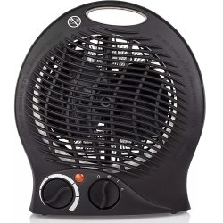 Termowentylator elektryczny z regulacją Czarny 2000W