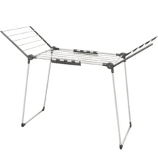 Suszarka na pranie składana + Zawieszki do skarpet Szara