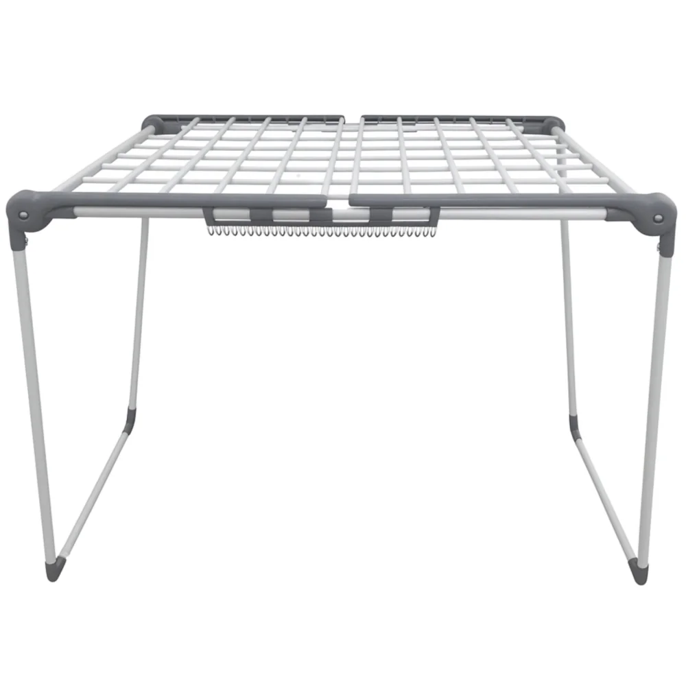 Suszarka na pranie składana + Zawieszki do skarpet Szara