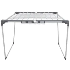 Suszarka na pranie składana + Zawieszki do skarpet Szara