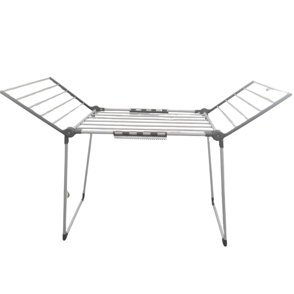 Suszarka na pranie składana + Zawieszki do skarpet Szara