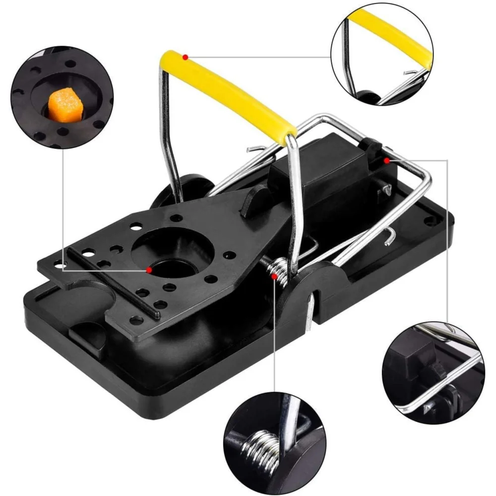 Pułapka klasyczna gilotynowa na szczury, myszy i gryzonie 2 sztuki Pułapka klasyczna gilotynowa na szczury, myszy i gryzonie 2 sztuki