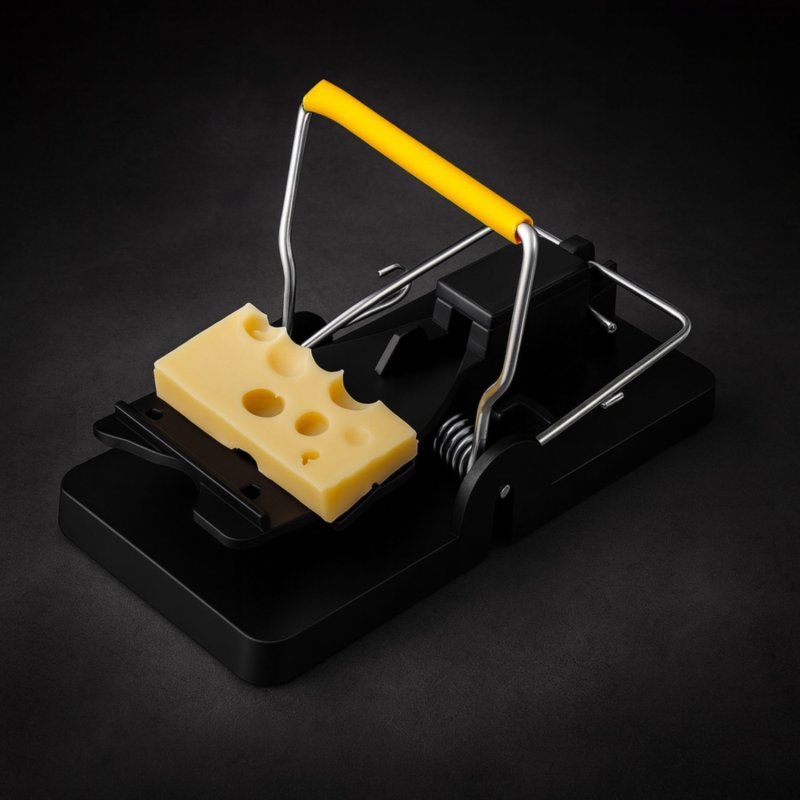 Pułapka klasyczna gilotynowa na szczury, myszy i gryzonie 2 sztuki