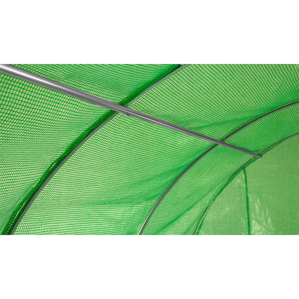 Tunel foliowy ogrodowy szklarnia z metalowym stelażem Zielony 2x3,5x2m