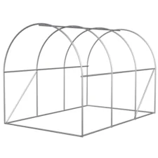 Tunel foliowy ogrodowy szklarnia z metalowym stelażem Zielony 2x3,5x2m