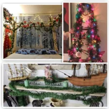 Girlanda choinkowa świąteczna sztuczna 4,1m