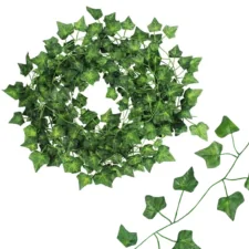 Sztuczny bluszcz girlanda ozdobna z liśćmi 6 sztuk 12 metrów
